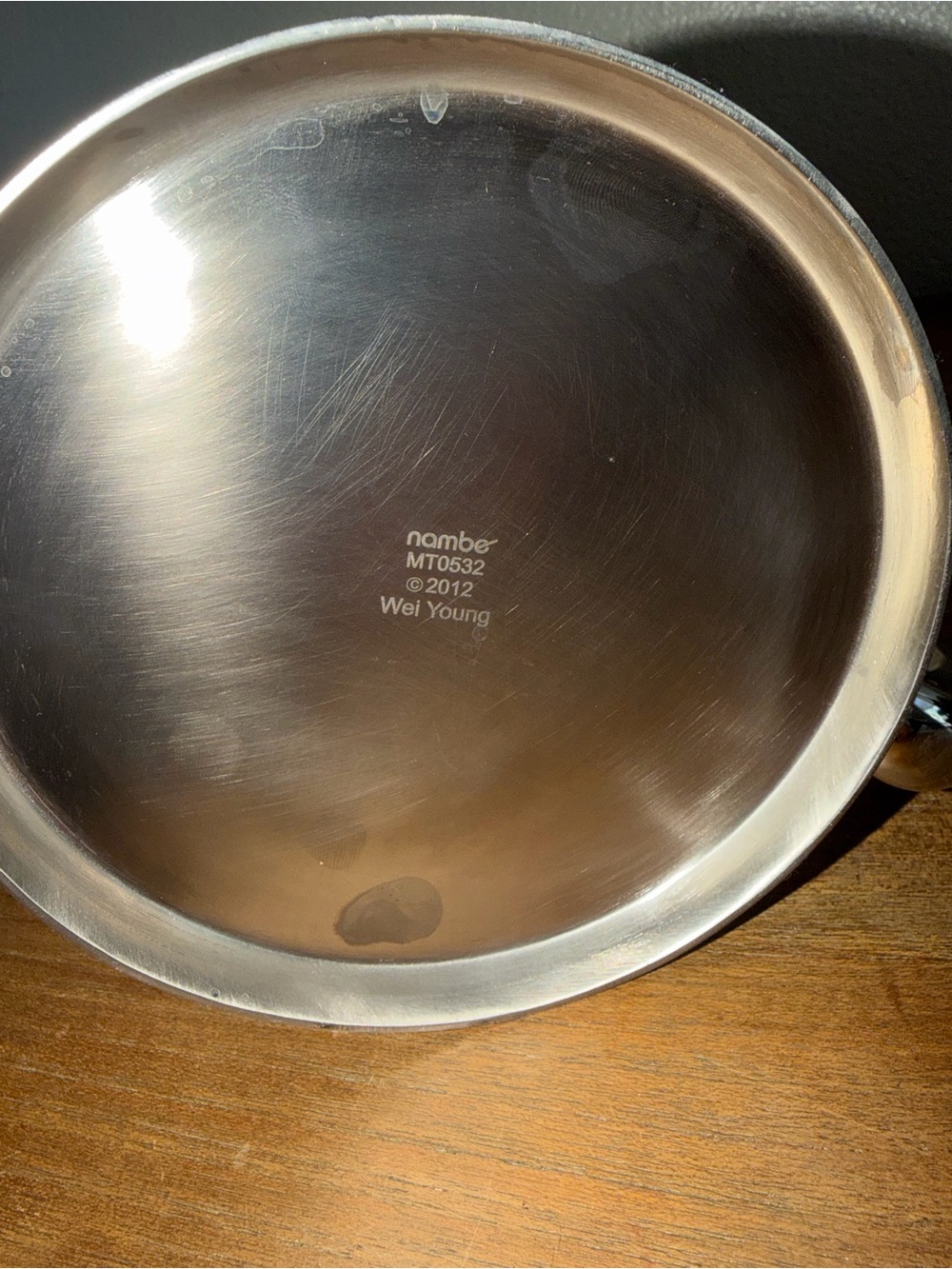 Nambe Brushed Metal Serving Bowl in Silver Tone